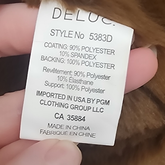 Women's Deluc "Mathew" Faux Suede Jacket In Size Medium In The Almond Color - Picture 13 of 16